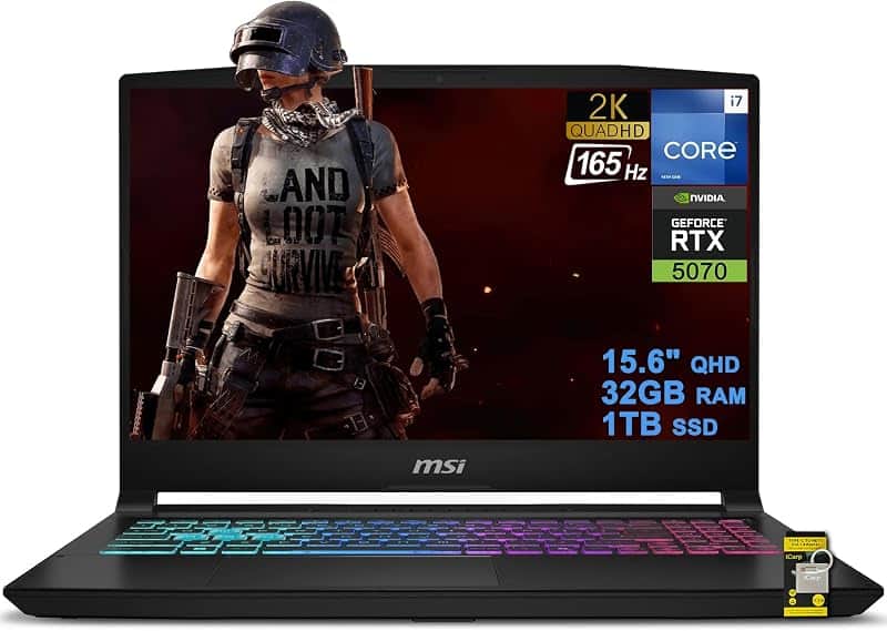 msi Katana 15 HX Gaming Laptop 15.6" QHD 165Hz 100% DCI-P3 Intel 16-core i7-14650HX (>i9-…