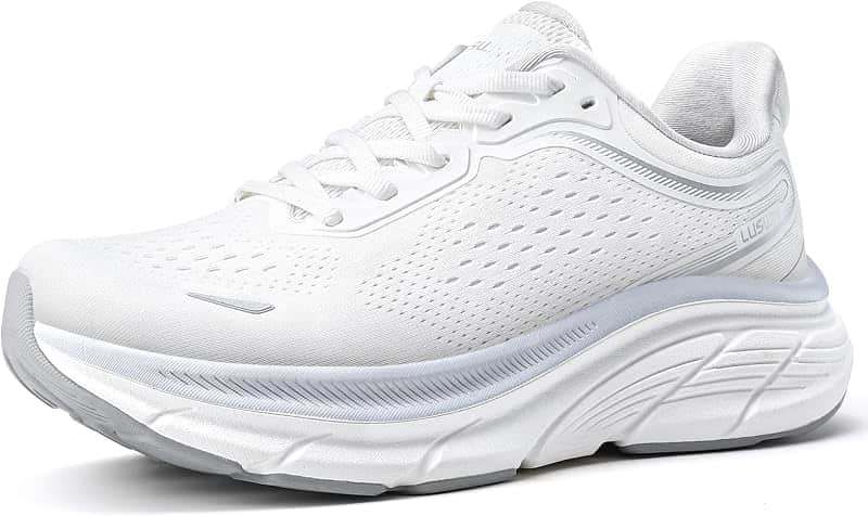 Men's Walking Shoes Lightweight Breathable Cushioning Running Shoes Athletic Tennis Worko…
