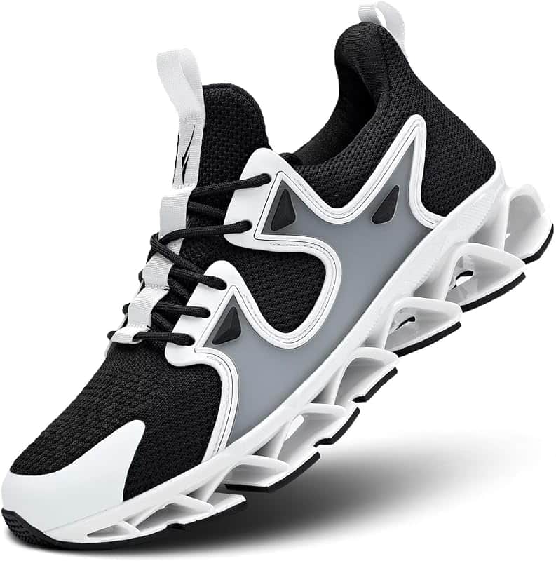 Mens Running Shoes Blade Fashion Sneakers Casual Slip on Tennis Walking Athletic Sport Tr…