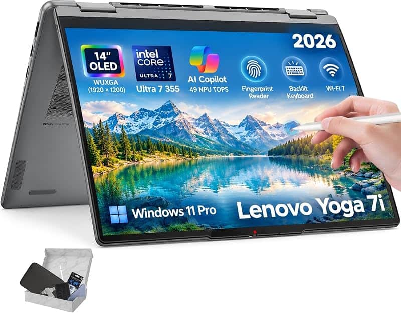 Yoga 7i 2-in-1 Touchscreen Laptop, Ultra 7 355, 24GB RAM 1TB SSD