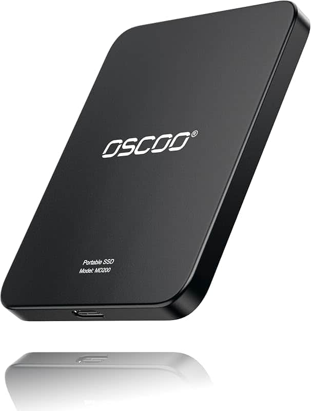 1TB Magnetic Portable SSD, Up to 2000MB/s – External Solid State Drive | Compatible with…