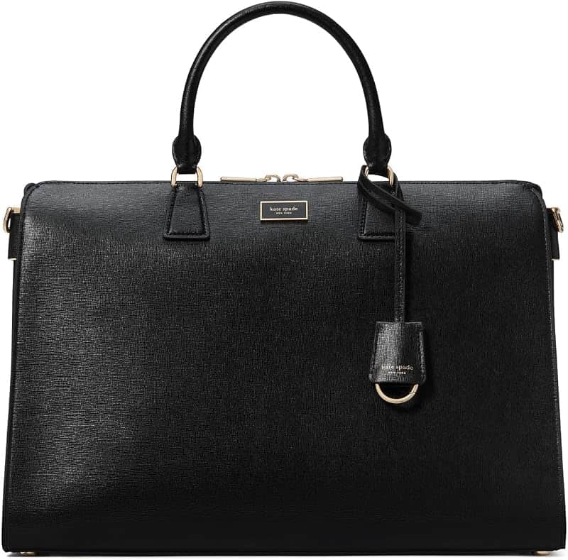 womens Serena Saffiano Leather Laptop Bag