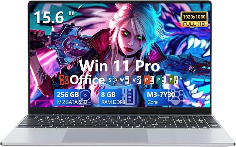 Laptop, 2026 New Laptop Computer, Lap Top PC Core M3-7Y30(Beat N4000), 8GB RAM 256GB SSD,…