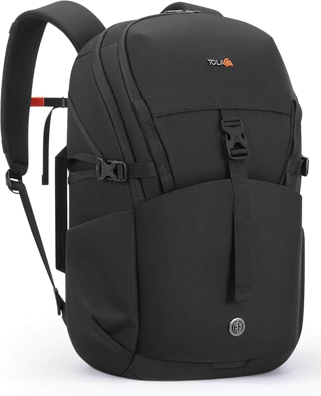 30L Travel Backpack 15.6" Laptop Carry On Daypack for Work College | 100% RPET Recycled F…
