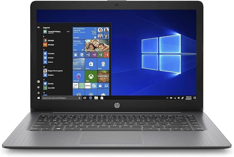 Stream 14-inch Laptop, Intel Celeron N4000, 4 GB RAM, 64 GB eMMC, Windows 10 Home in S Mo…