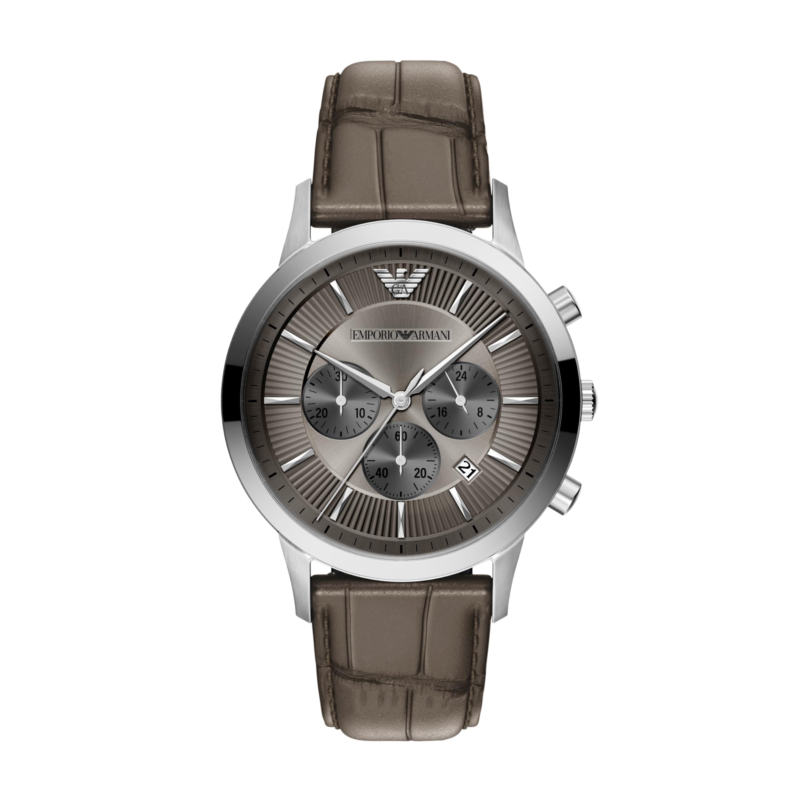 Archetipo Chronograph Gray Leather Men's Watch (Model: AR11821)
