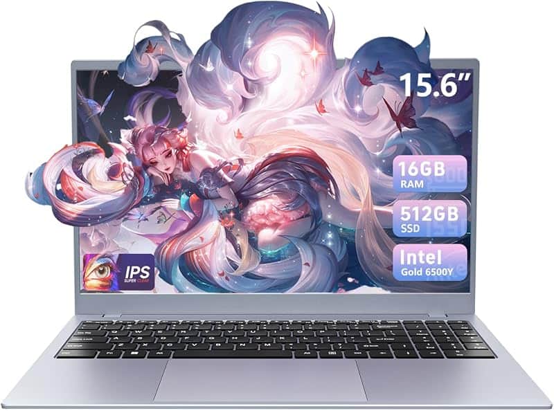 BLUEING 15.6 Inch Laptop Computer, Pentium Gold 6500Y (Beats Pentium, Celeron, Up to 3.4G…