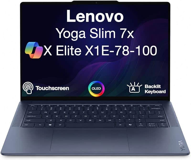 Yoga Slim 7x Laptop 14" Touch 3K OLED Snapdragon X Elite 32GB/1TB