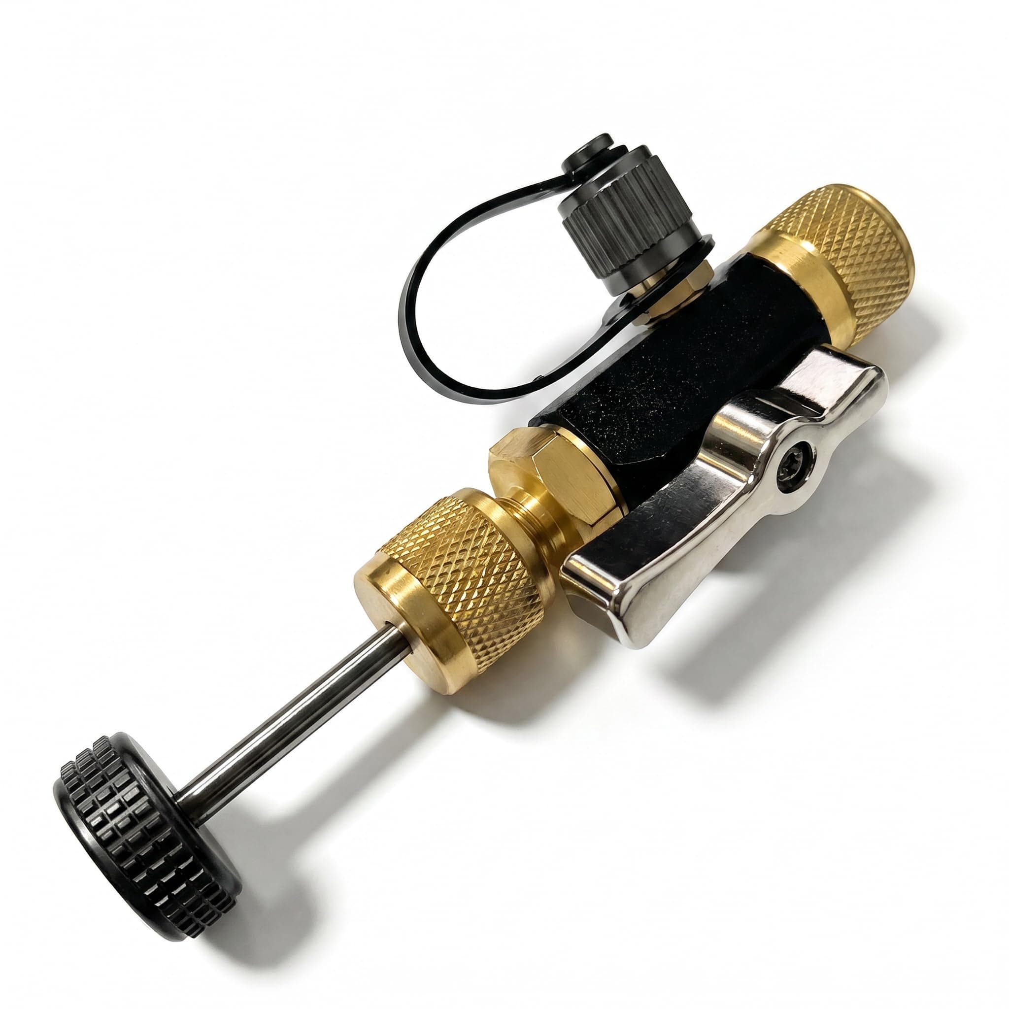 2 Pack 1/4" Mega Flow Valve Core Remover, 20 Micron HVAC Vacuum Tool