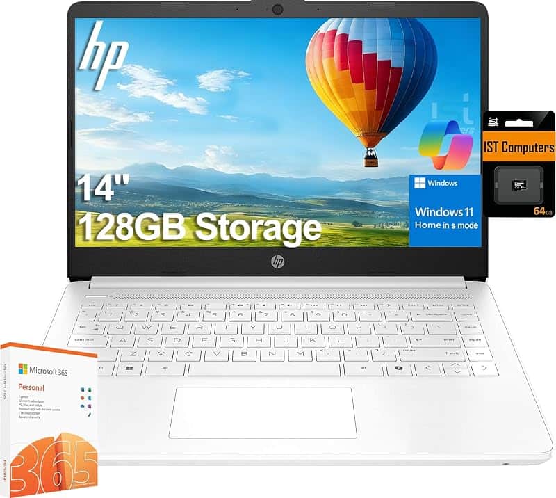 14" Ultra-Light Laptop, 14" Anti-Glare, Intel Celeron N4500, 4GB RAM