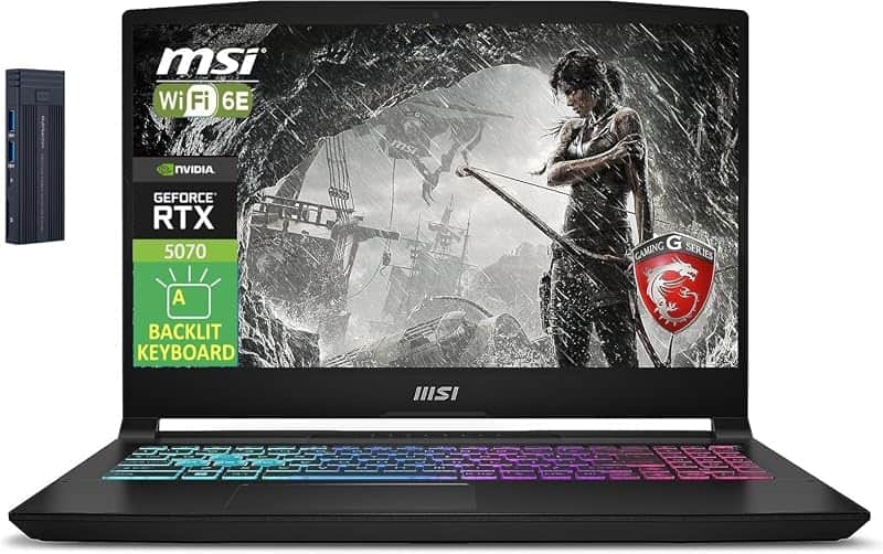 msi Katana 165Hz Gaming Laptop, 15.6" QHD Display, Intel Core i7-14650HX, GeForce RTX 507…