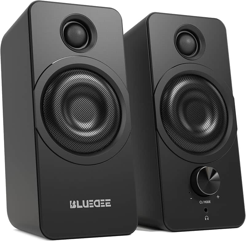 PC Speakers for Desktop, Computer Speakers with Dedicated Tweeters | Crisp Highs, USB-A/C…