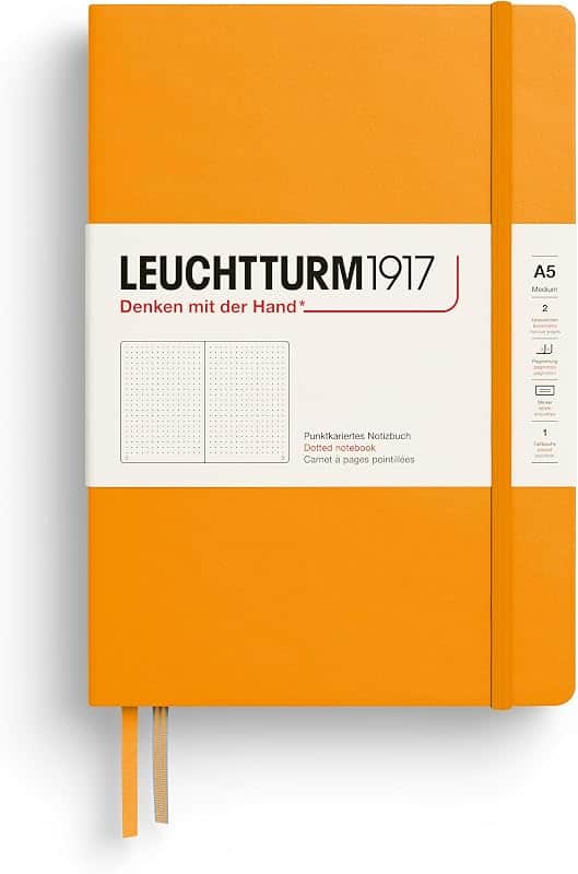 LEUCHTTURM1917 - Notebook Hardcover Medium A5-251 Numbered Pages for Writing and Journali…