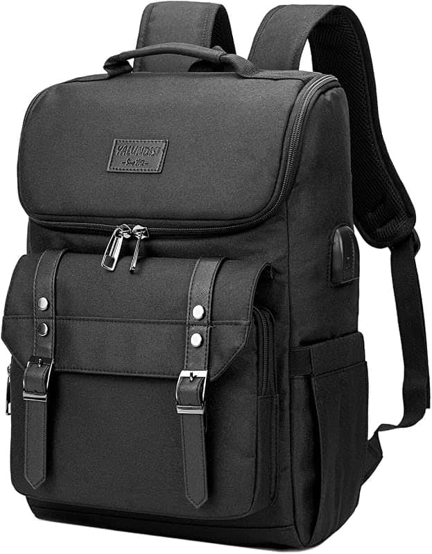 Vintage Backpack Travel Laptop Backpack with usb Charging Port for Women & Men College Ba…