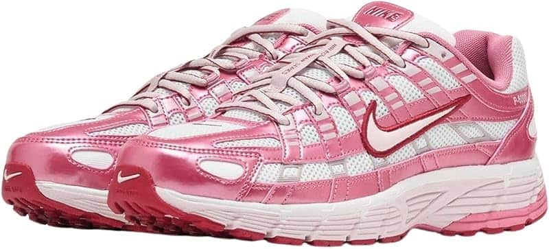 P-6000 Women's Shoes (Summit White/Peony/Team Crimson/Silt Red)