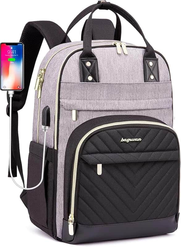bagswan Laptop Backpack for Women/Men, Fits 15.6 Inch Laptop Bag, Fashion Travel Work Ant…