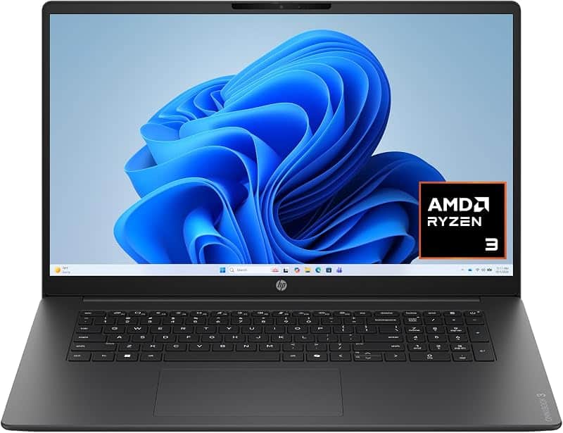 OmniBook 3 17.3 inch Laptop PC, FHD Display, AMD Ryzen 3 30, 8 GB RAM, 512 GB SSD, AMD Ra…