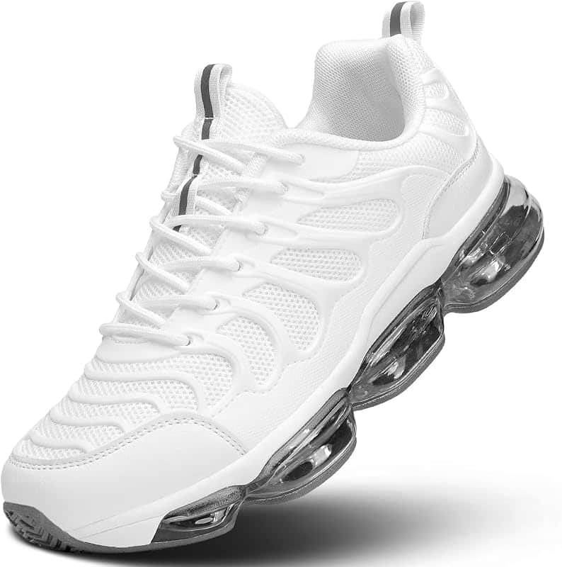 Mens Running Shoes Air Cushion Walking Tennis Sneakers Fashion Casual Non Slip Breathable…