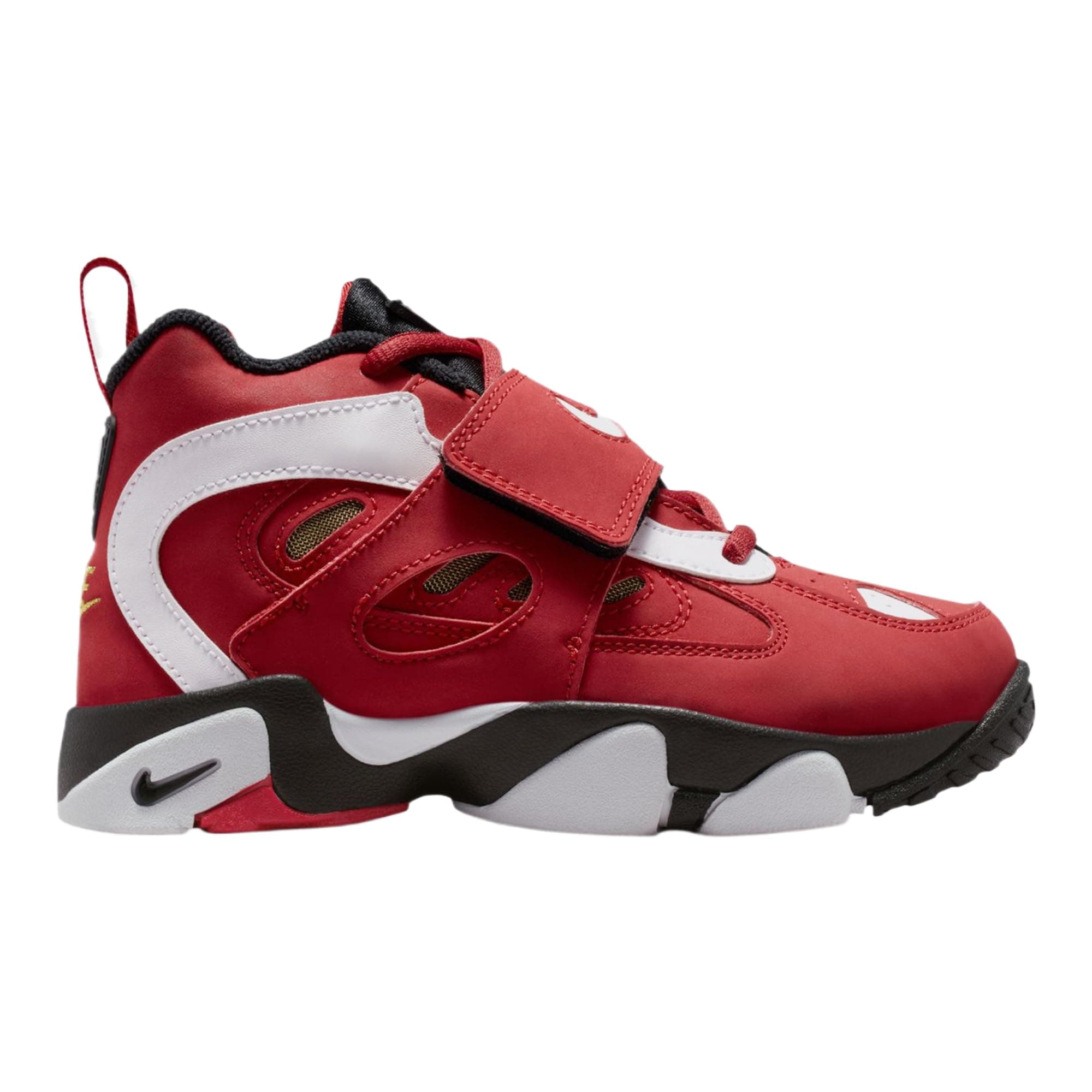 Air Diamond Turf II Prime Red Preschool Basketball Shoes (Prime Red/White/Black/Metallic…