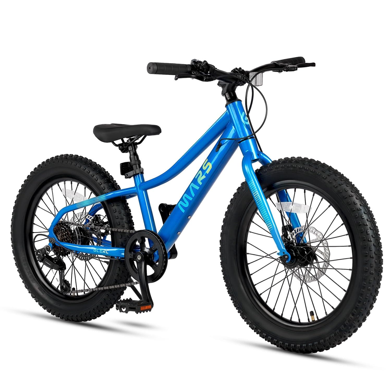 Glerc 20 24 Inch Fat Tire Kids Mountain Bike for Boys and Girls Ages 6-15 | 6-Speed Derai…