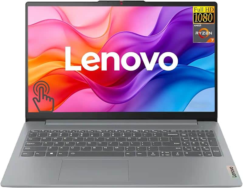 IdeaPad Slim 3 15.6" FHD IPS Touchscreen Reliable & Portable Laptop for Daily Work & Stud…