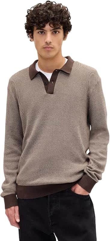 Men's Novelty Sweater Polo