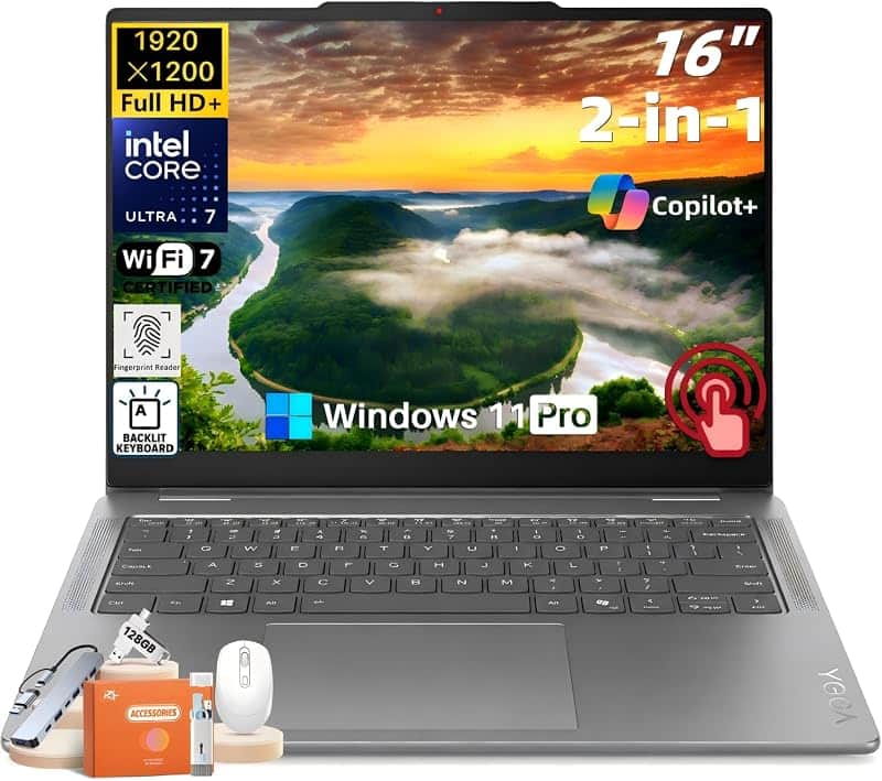 Yoga 7i 2-in-1 Touch Laptop 2026 Intel Ultra 7 256V Copilot+ AI PC