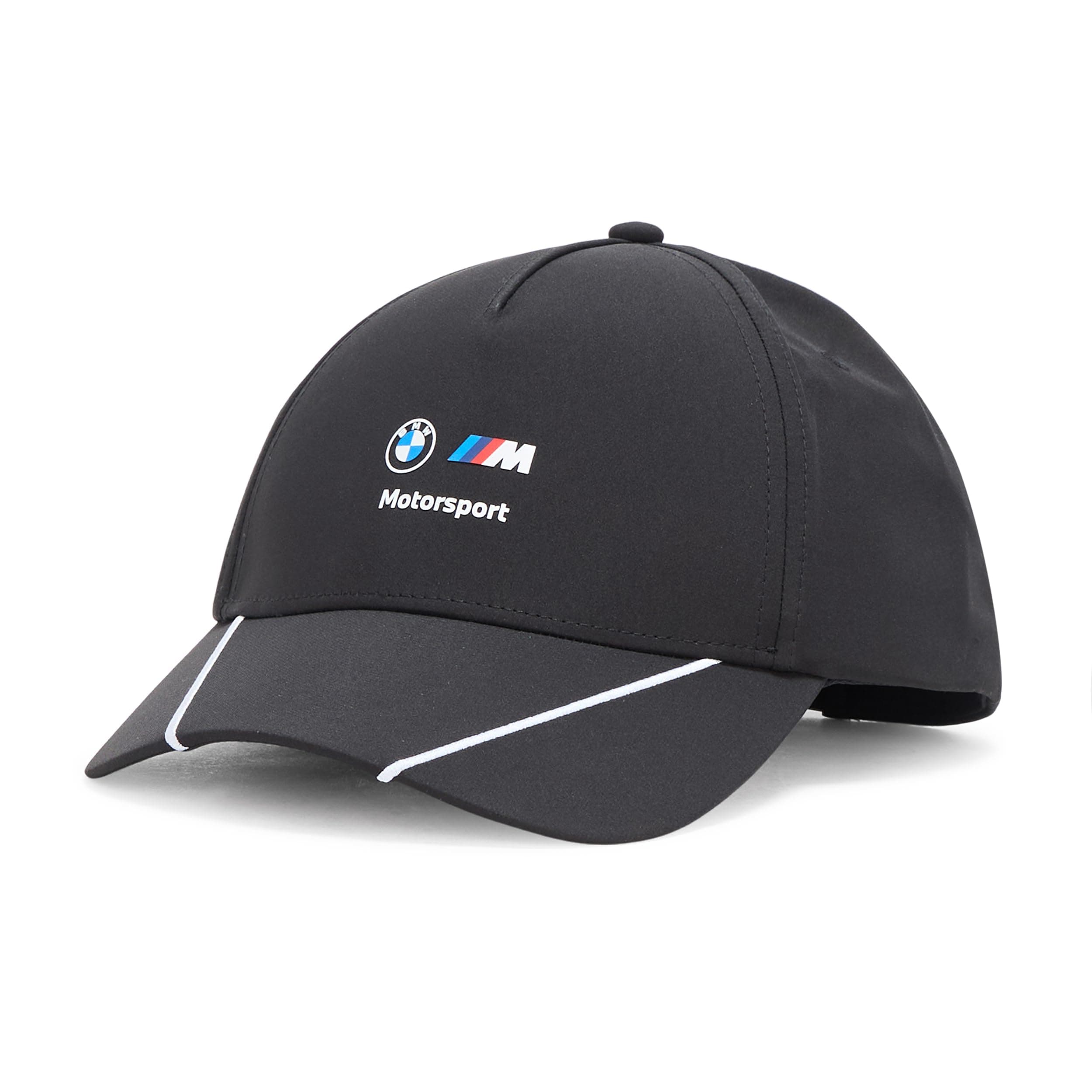 Unisex BMW M Motorsport Baseball Cap, Black AH25, One Size