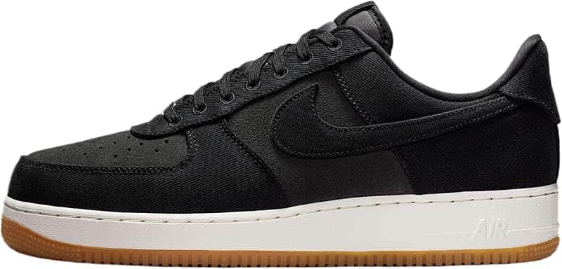 Air Force 1 '07 LV8 Denim Men's Shoes (Black/Dark Smoke Grey/Gum Medium Brown/Black)