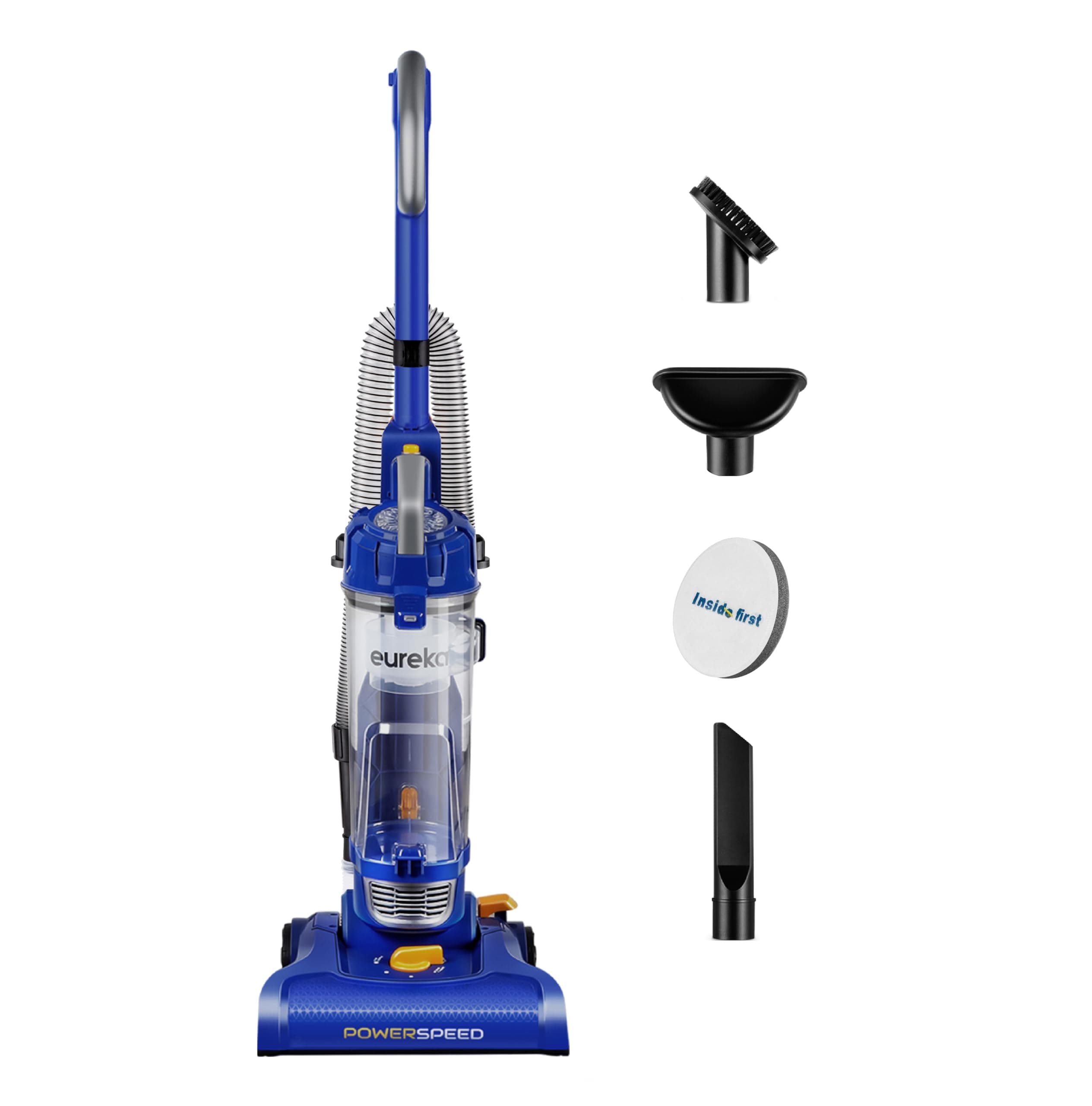Eureka NEU182A PowerSpeed Lightweight Bagless Upright Vacuum Cleaner, Blue, Lite