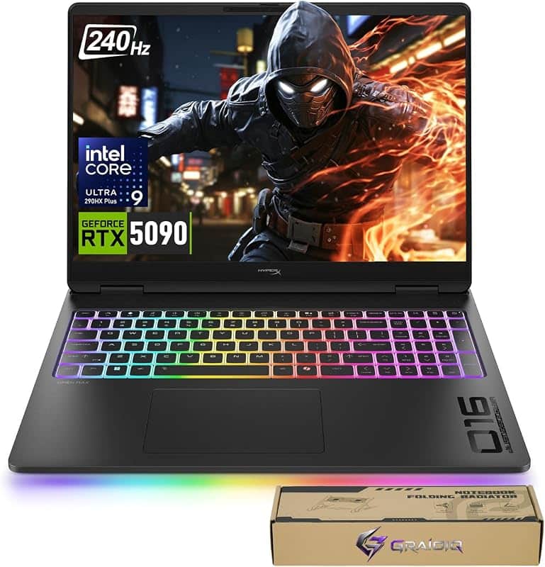 HyperX Omen MAX 16 Gaming Laptop,Intel Ultra 9 290HX Plus,RTX 5090,128+8