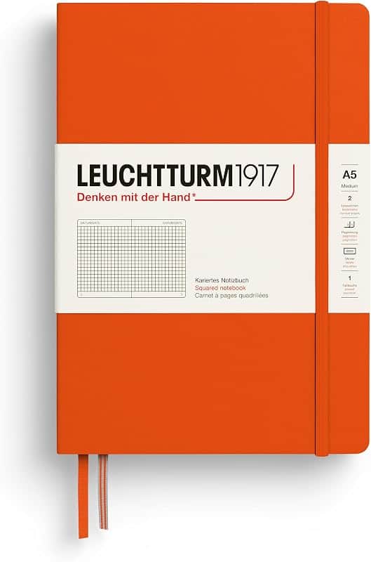 LEUCHTTURM1917 - Notebook Hardcover Medium A5-251 Numbered Pages for Writing and Journali…
