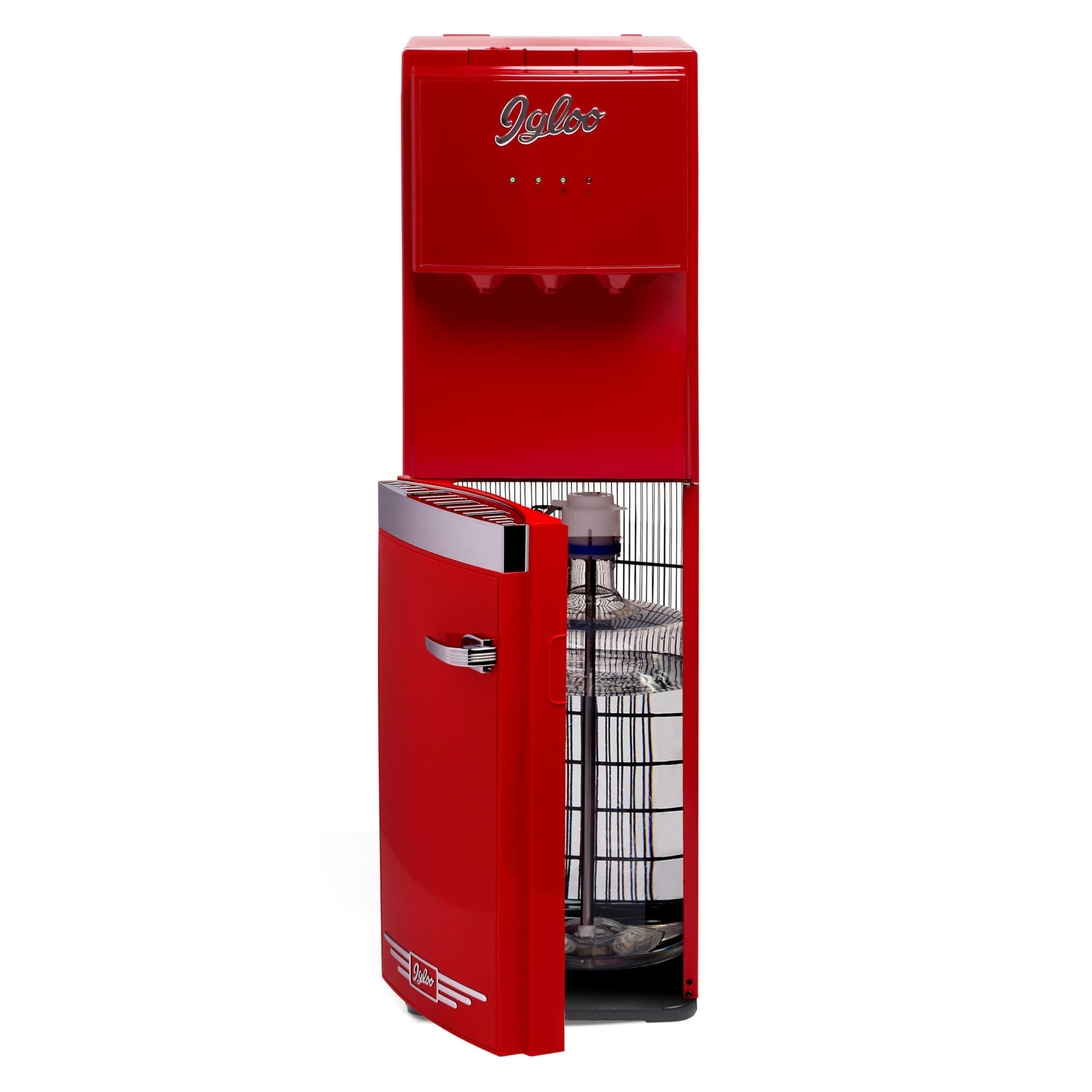 Igloo Retro Bottom Water Dispenser– Water Cooler Dispenser with Hot, Cold & Room Temperat…