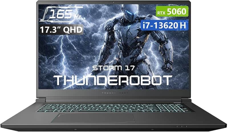 Storm 17 5060 17 inch Gaming Laptop, 17.3" QHD 165Hz 2K Display, Core i7-13620H, GeForce…