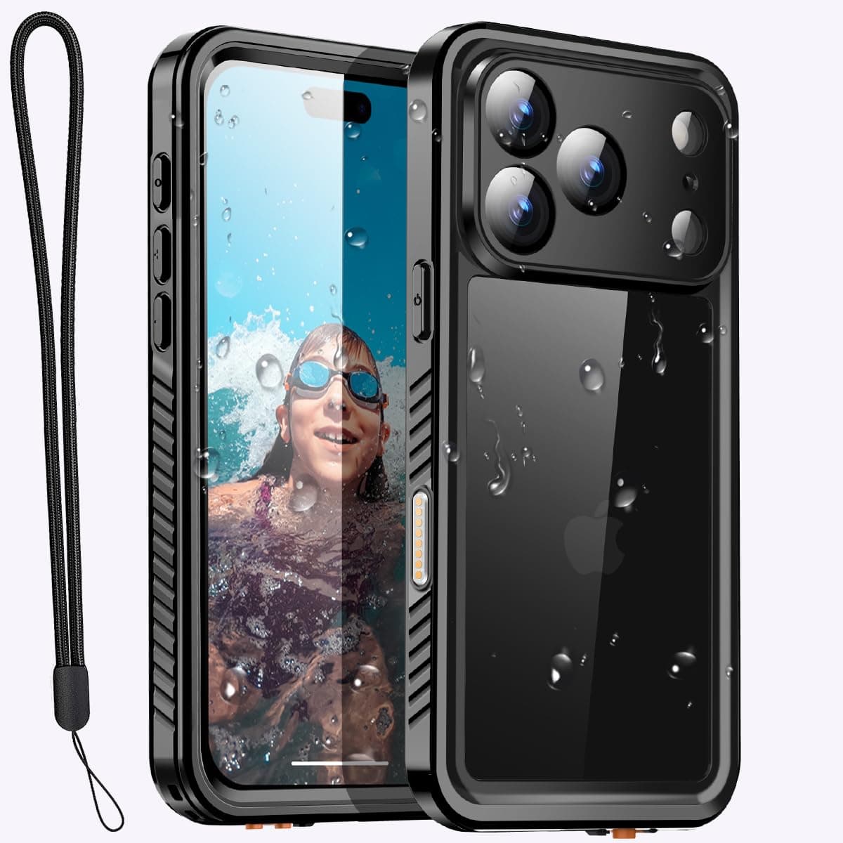 AICase for iPhone 18 Pro Case Waterproof, Clear Water Proof Phone Case