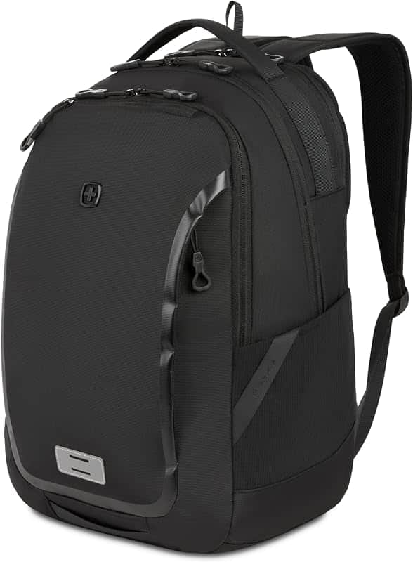 Shield Laptop Backpack, Black, 18.5"x12"x6"