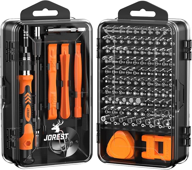 JOREST 117 in 1 Precision Screwdriver Set, Mini Tool Kit with Torx Phillips | Magnetic Re…