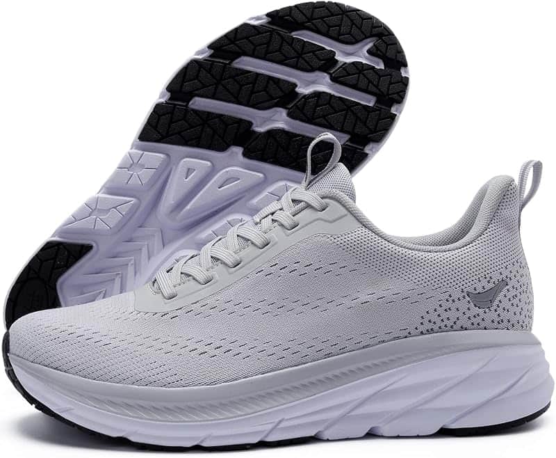 Men's Road Running Walking Shoes | Max Cushioned Comfort | Durable Non-Slip | Breathable…
