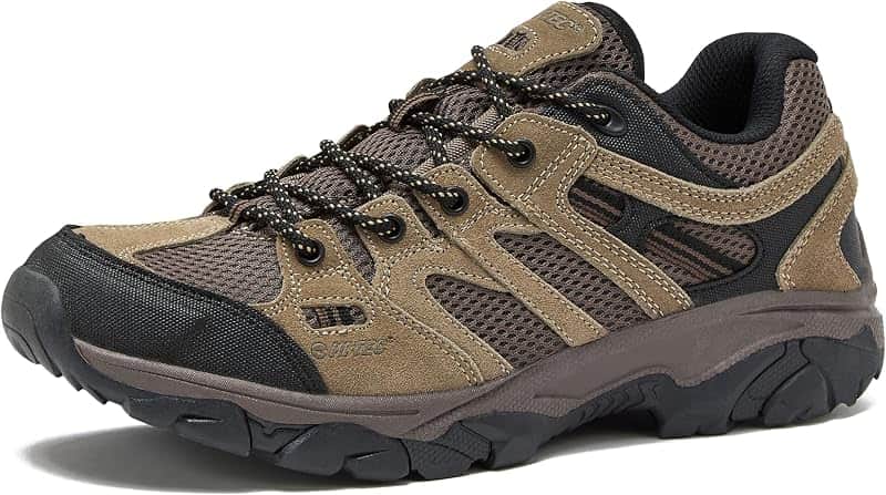 Ridge Low Hiking Shoes for Men, Lightweight Breathable Outdoor Trekking and Trail Sneakers