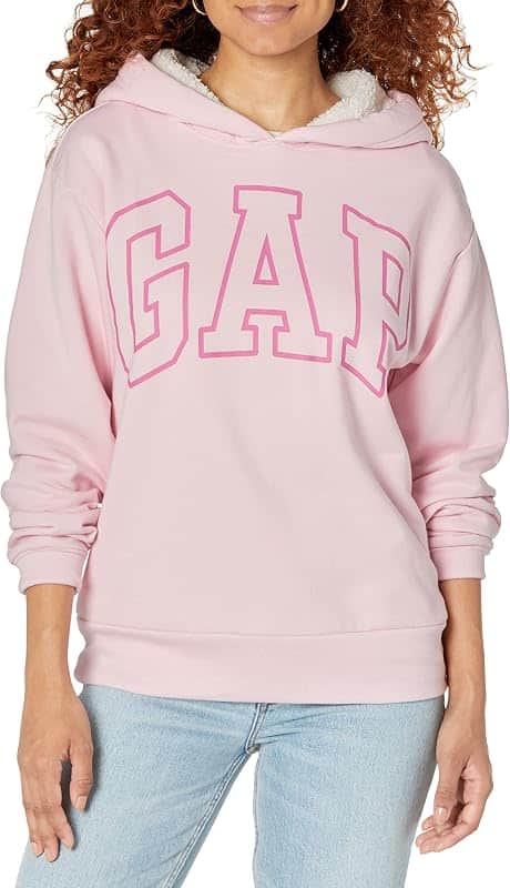 Women's Logo Sherpa Lined Hooded Sweatshirt