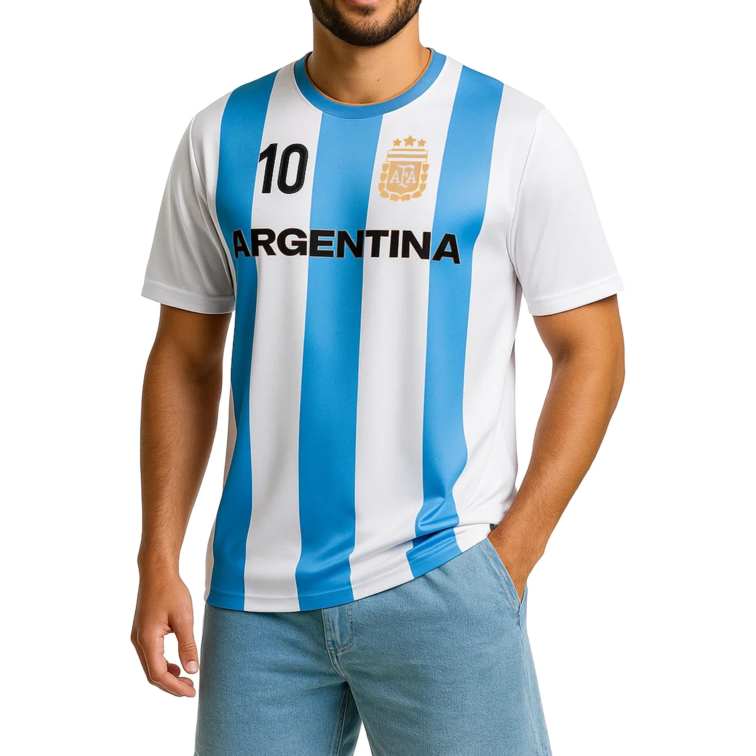 Officially Licensed Argentine Football Association Game Day T-Shirt - Unisex Adult