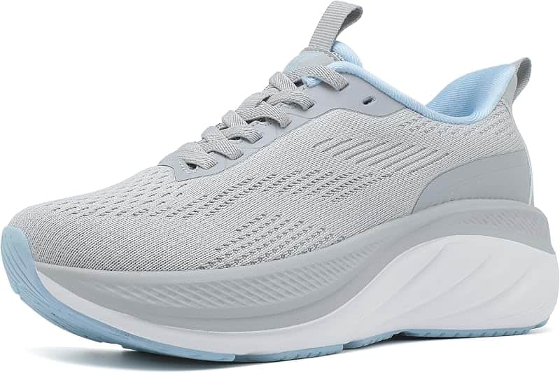 Wondamo Women's Slip On Walking Shoes Cushioning Breathable Tennis Running Shoes Non-Slip…