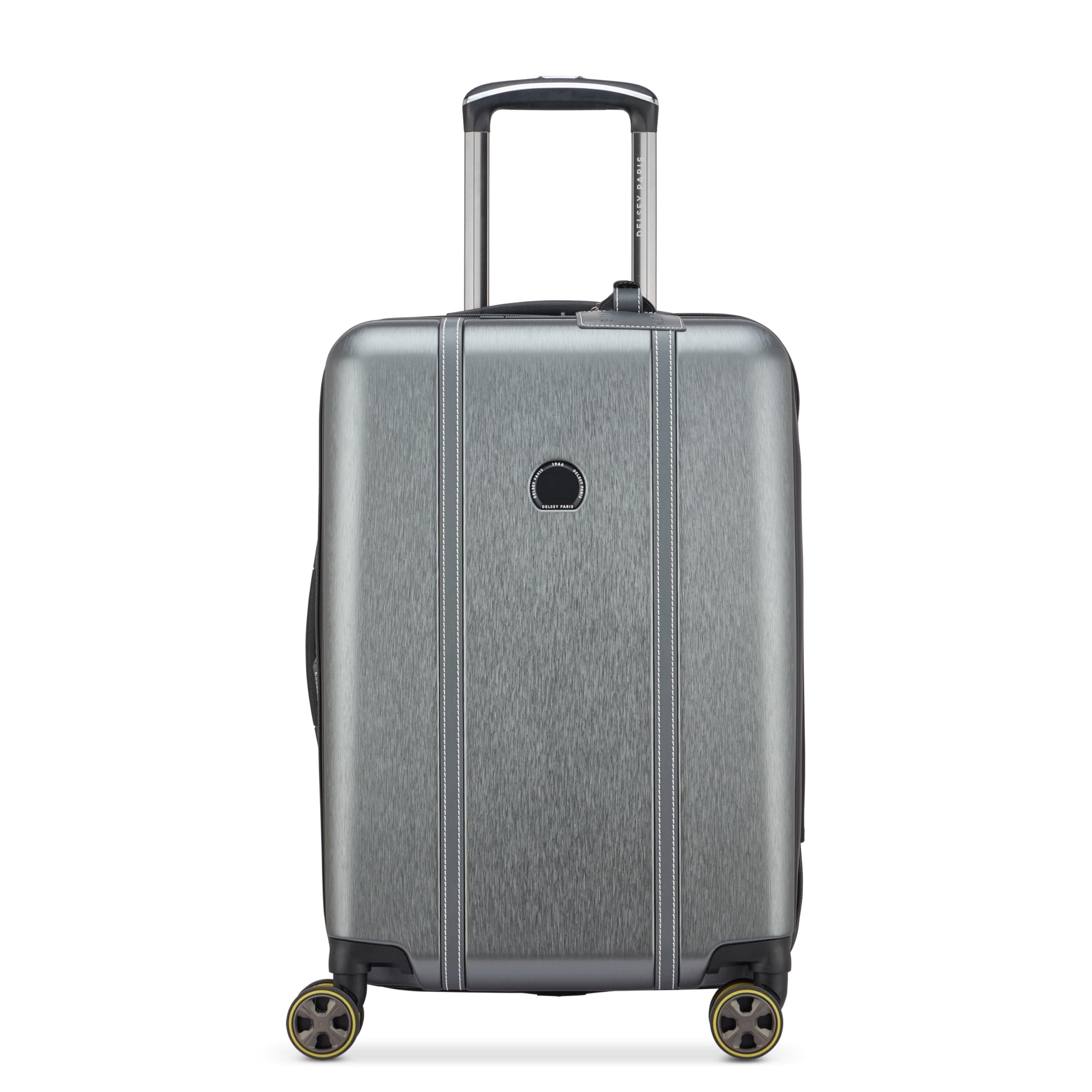 Cadence Hardside Expandable Luggage with Spinner Wheels, Silver, Carry On 20 Inch