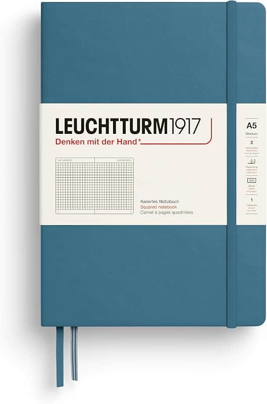 LEUCHTTURM1917 - Notebook Hardcover Medium A5-251 Numbered Pages for Writing and Journali…
