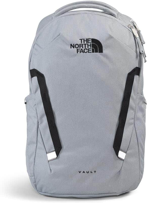 Vault Everyday Laptop Pack, Mid Gy Dk Hth/TNF Blk-NPF, OSFA | Commuter Travel Bag, Water-…
