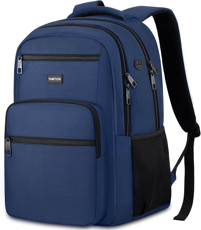 YAMTION Laptop Backpack for Men, Black Backpack, School Backpack for Boys and Girls, Book…