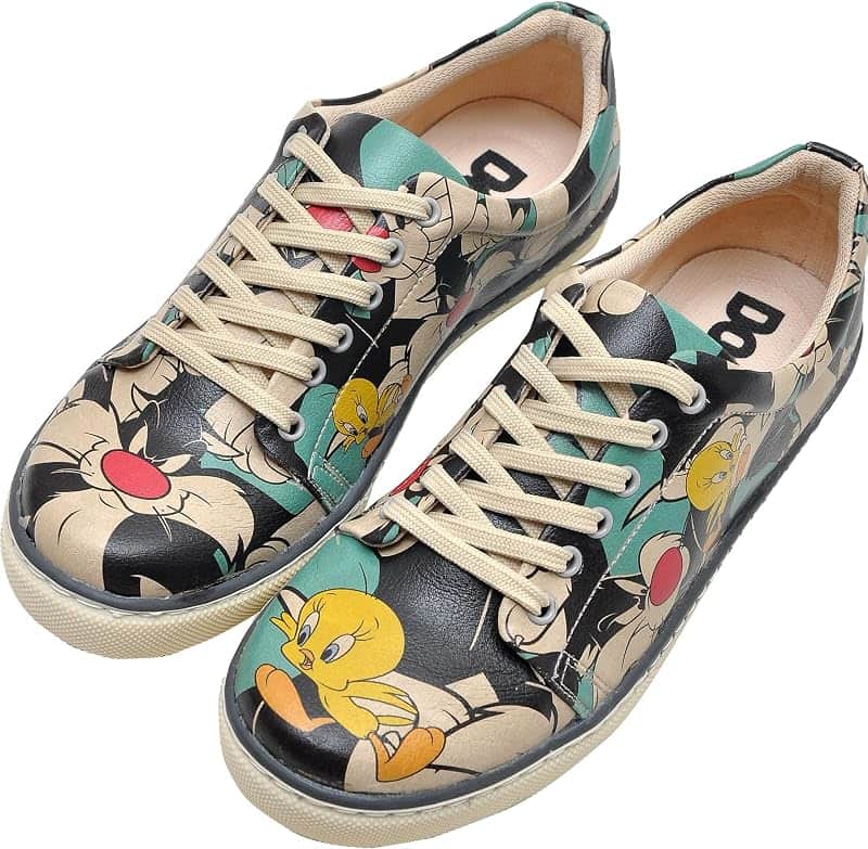 Vegan Leather Sneakers for Women