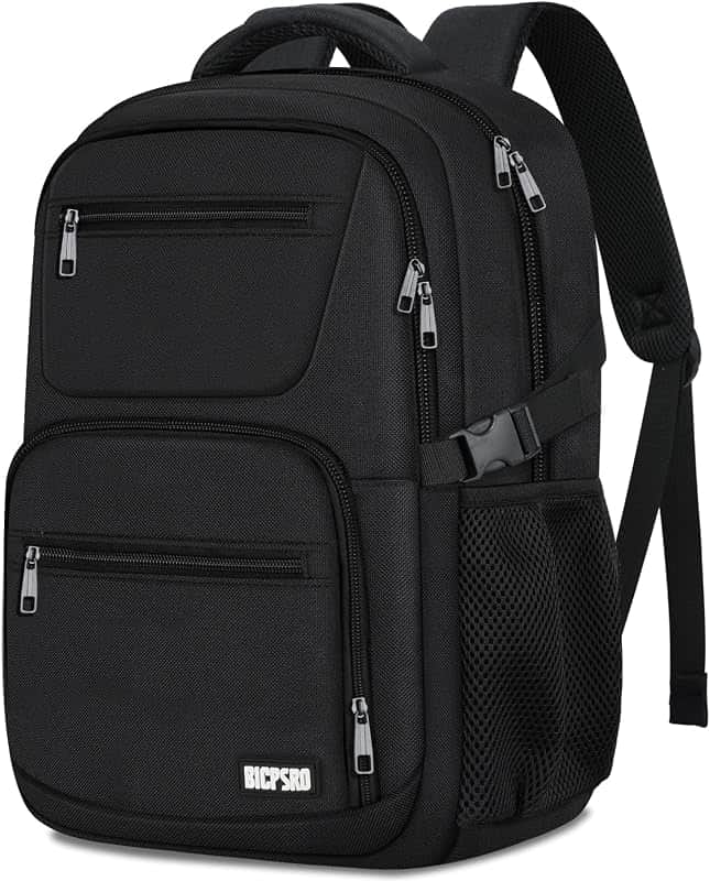 Black backpack for school, School Backpack for boys teens, Backpacks for men, College hig…