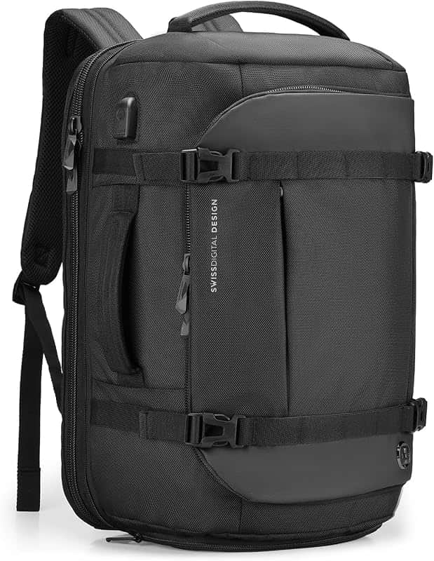 Design Travel Backpack 40L,TSA Friendly Flight Approved Carry-on Hand Luggage,with USB Ch…