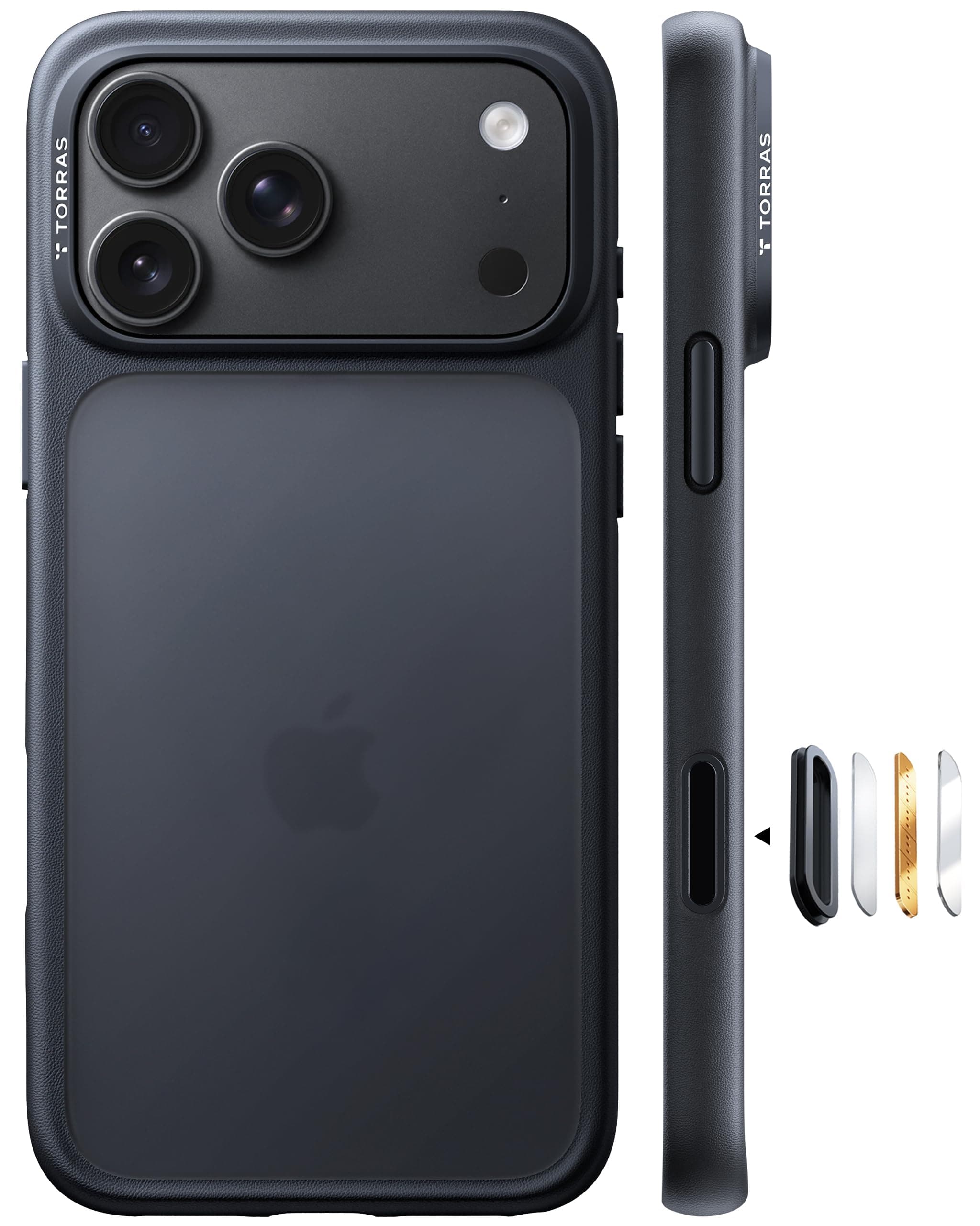 TORRAS Shockproof for iPhone 18 Pro Case Black 2026,4X Mil-Grade Protection